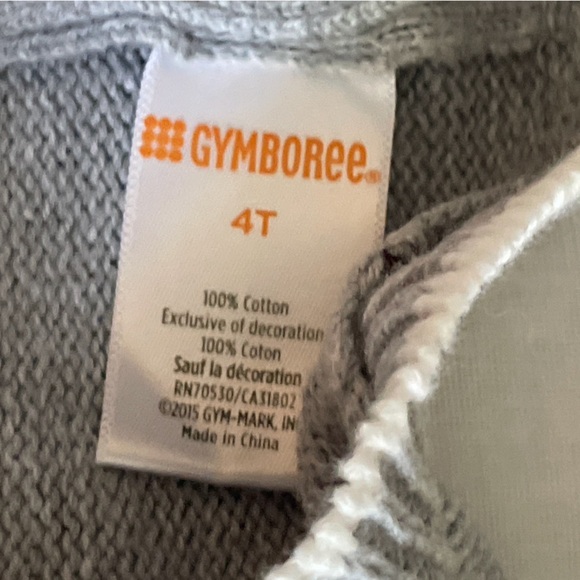 Gymboree Gray and White Snowman Sweater Dress - Picture 3 of 7